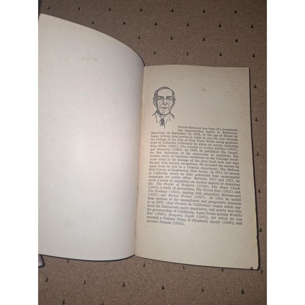 The Jungle Upton Sinclair 1960‎ Signet Classic Vintage Paperback CD36 - Picture 2 of 7